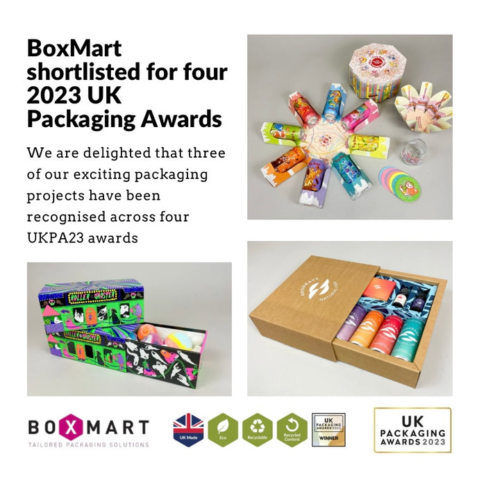 BoxMart Shortlisted for Four UK Packaging Awards