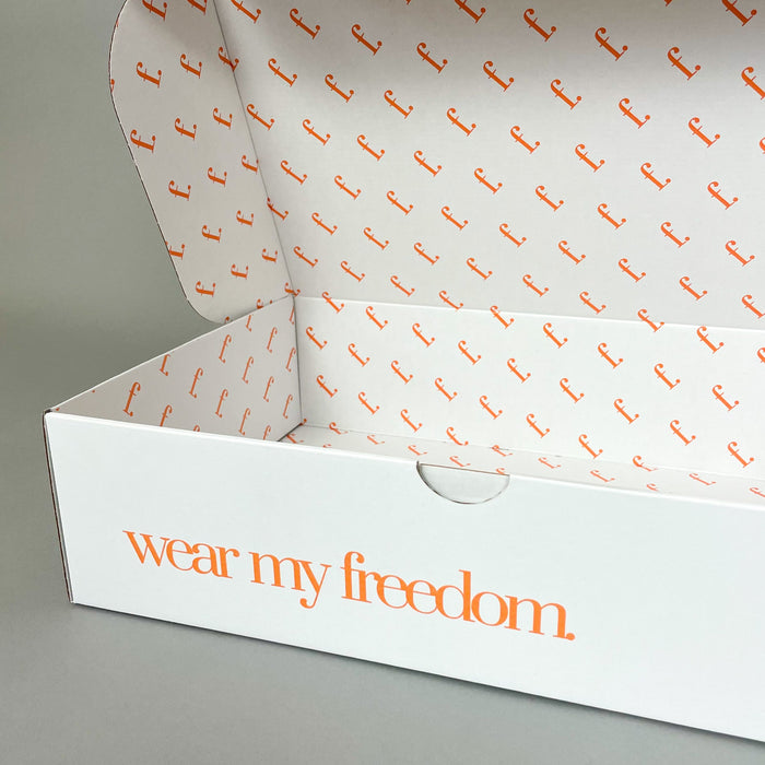 Printed Ecommerce Boxes for Wear my Freedom