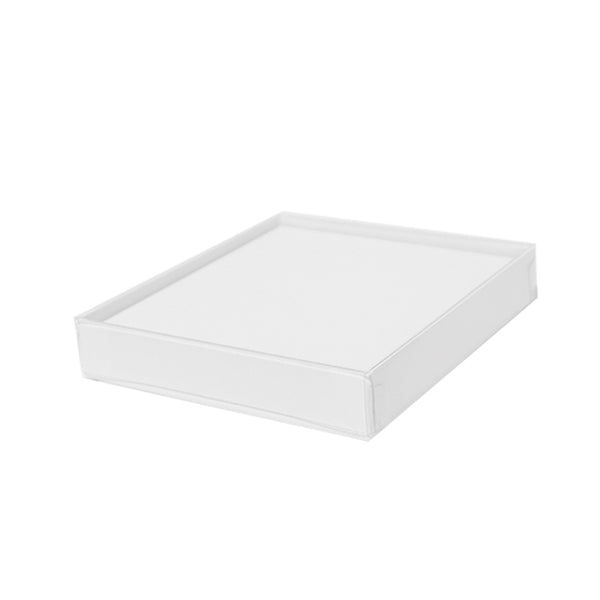 Bracelet Box White with Clear Lid
