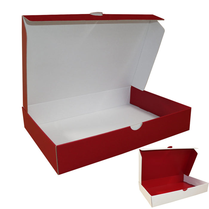 Ecommerce Box Size 3 White Crimson