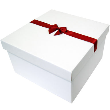 Crimson Pre tied Bow Size 7 to fit Large Hamper Balloon Box