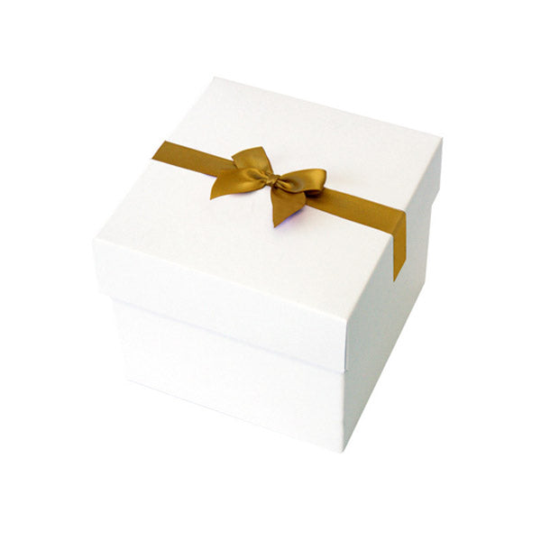 Gold Pre tied Bow Size 5 to fit Keepsake Small Hamper Boxes